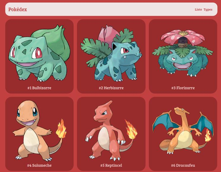 Preview du Pokedex